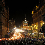 Torchlight Procession for Hogamany (Scottish New Year)